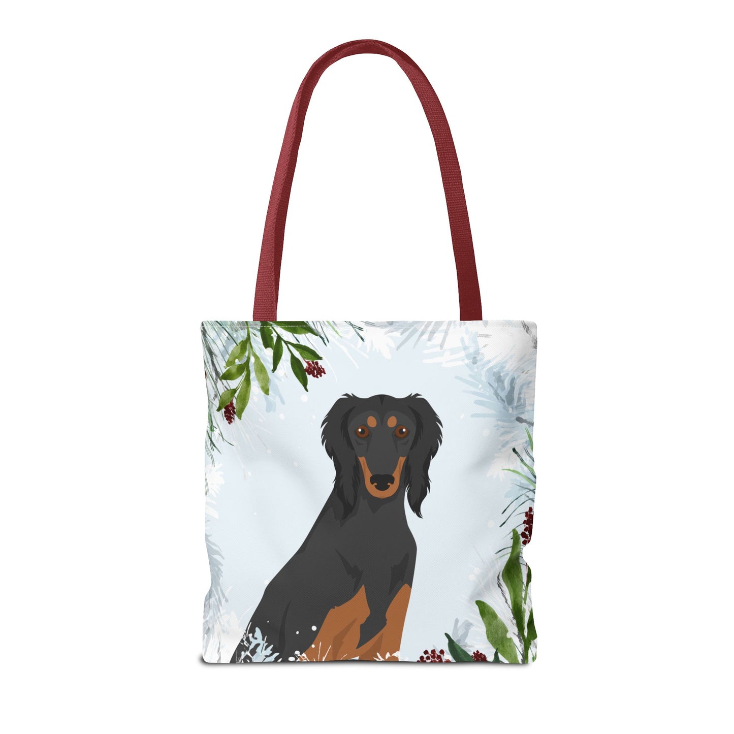 Saluki Dog Christmas Holiday Tote Bag 16x16
