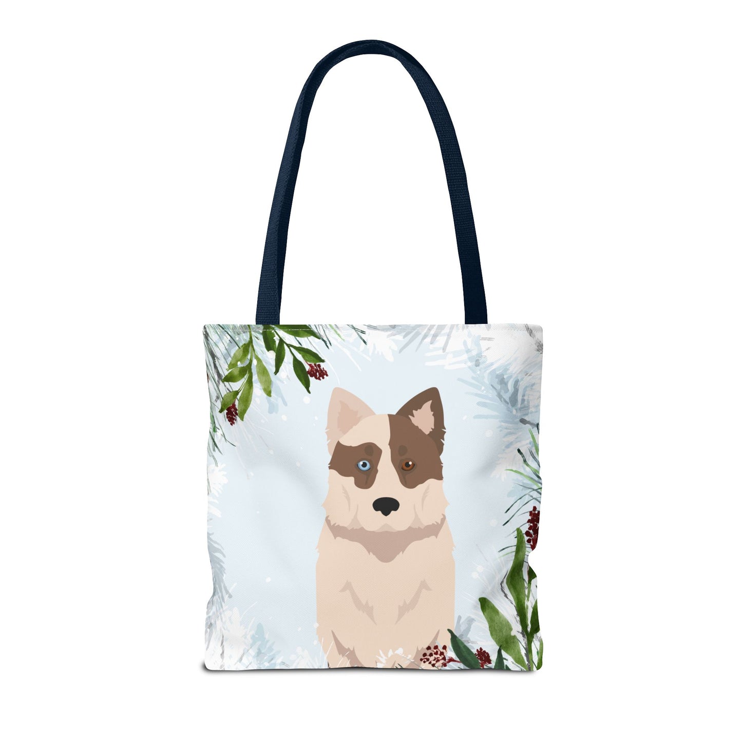 Yakutian Laika Dog Christmas Holiday Tote Bag 16x16