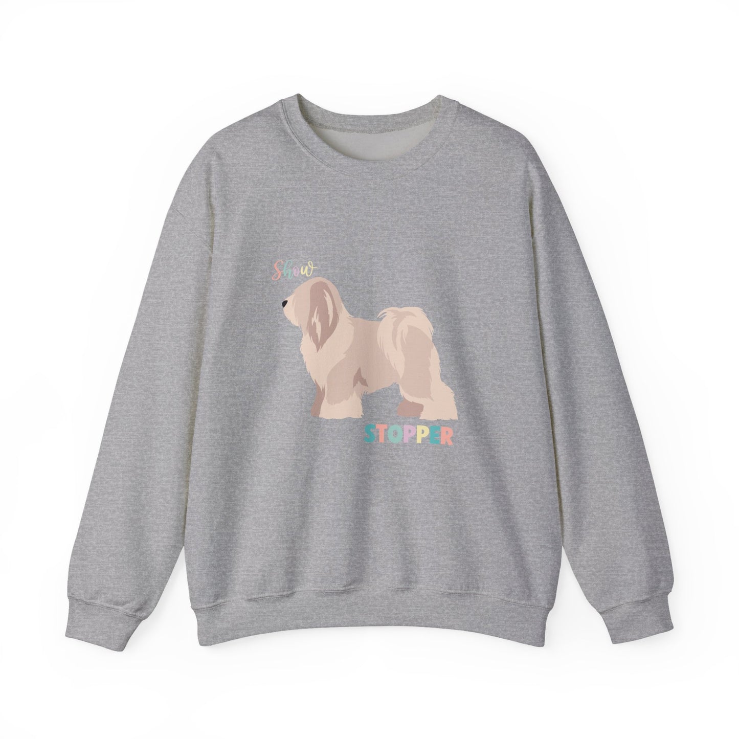 Tibetan Terrier Dog Unisex Heavy Blend Crewneck Sweatshirt