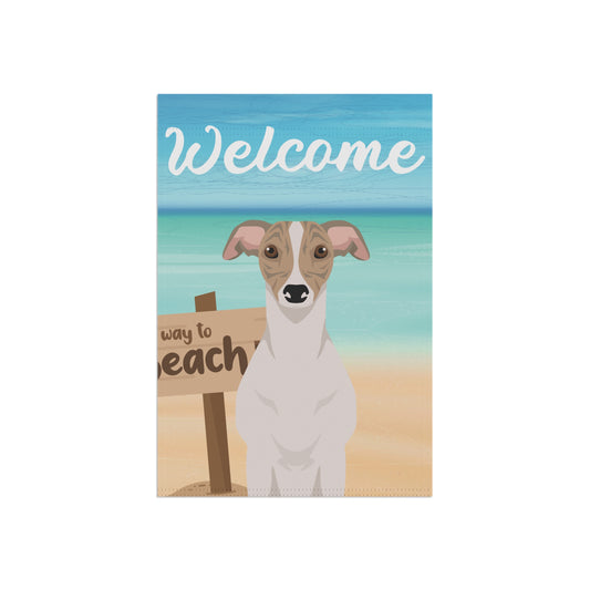 Whippet Dog Garden Flag