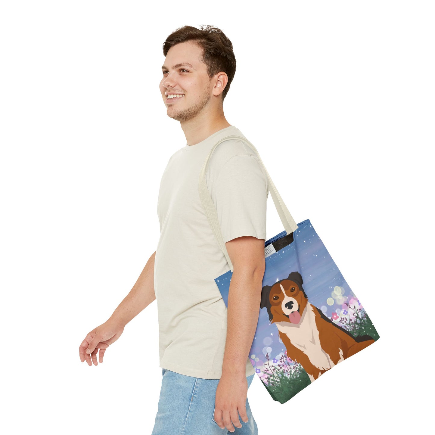 English Shepherd Dog Tote Bag 16x16