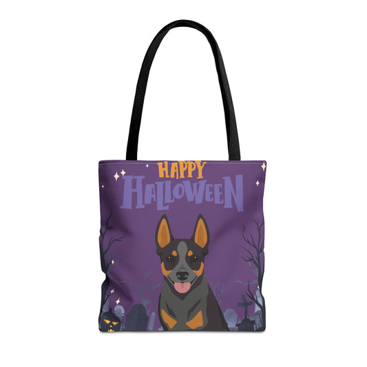 Australian Stumpy Tail Cattle Dog Dog Happy Halloween Tote Bag 16x16