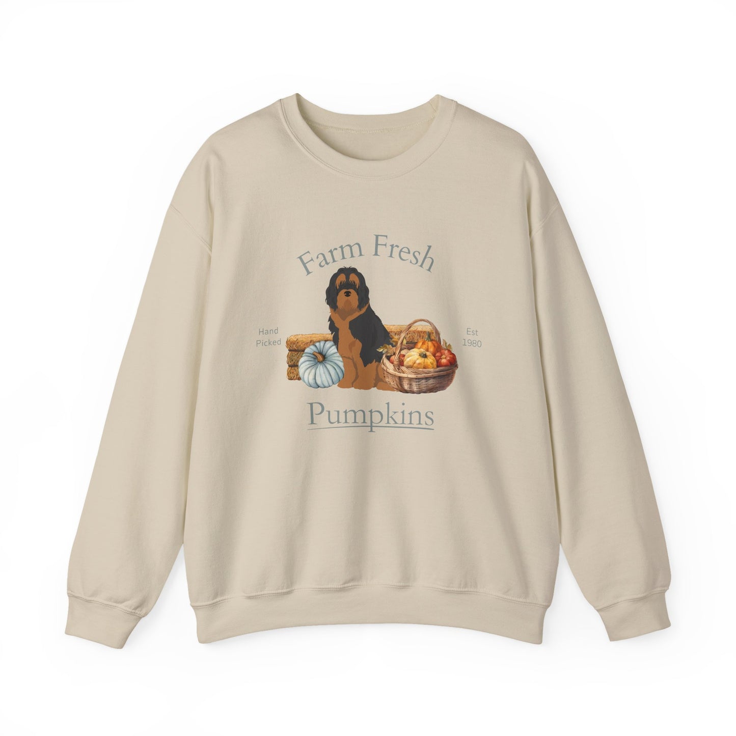 Otterhound Dog Fall Farm Fresh Unisex Heavy Blend Crewneck Sweatshirt