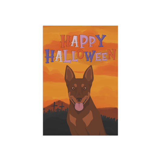 Australian Kelpie Dog Halloween Garden Flag