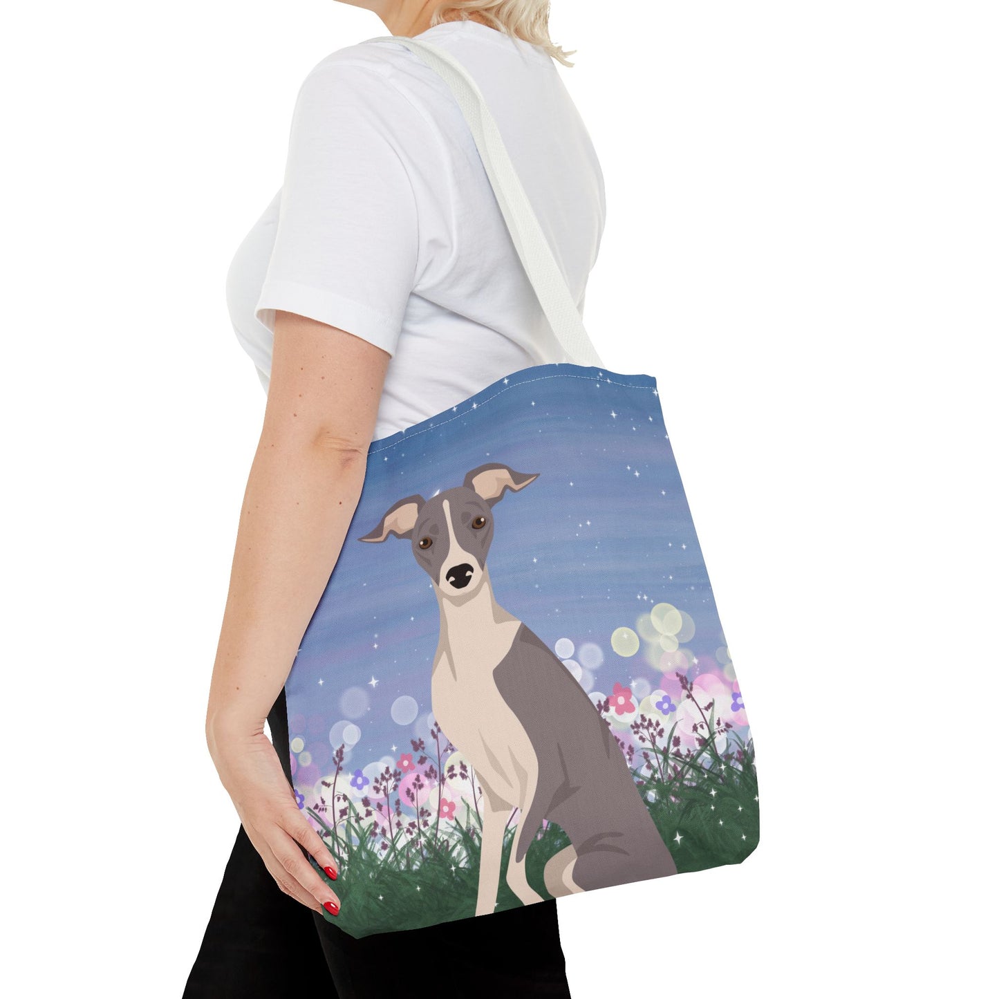 Italian Greyhound Dog Tote Bag 16x16
