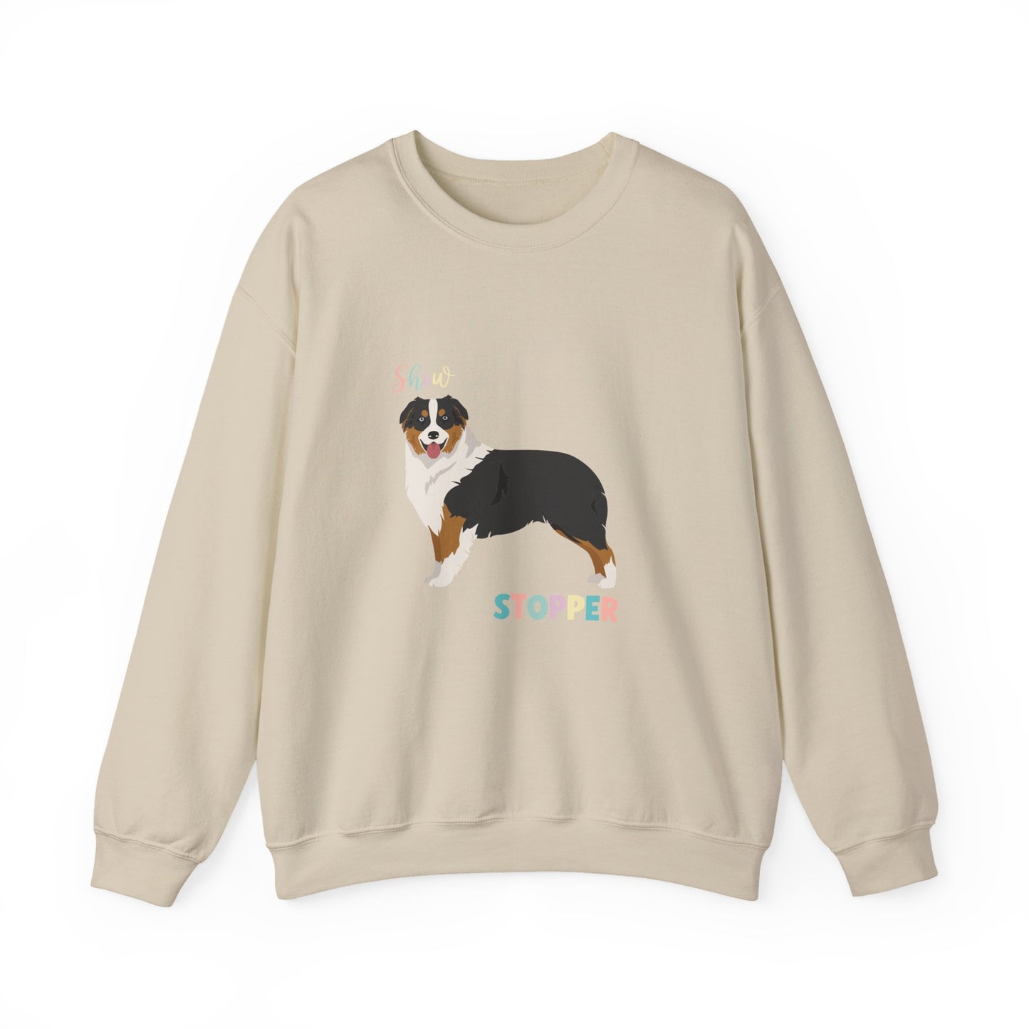 Australian Shepherd Dog Unisex Heavy Blend Crewneck Sweatshirt