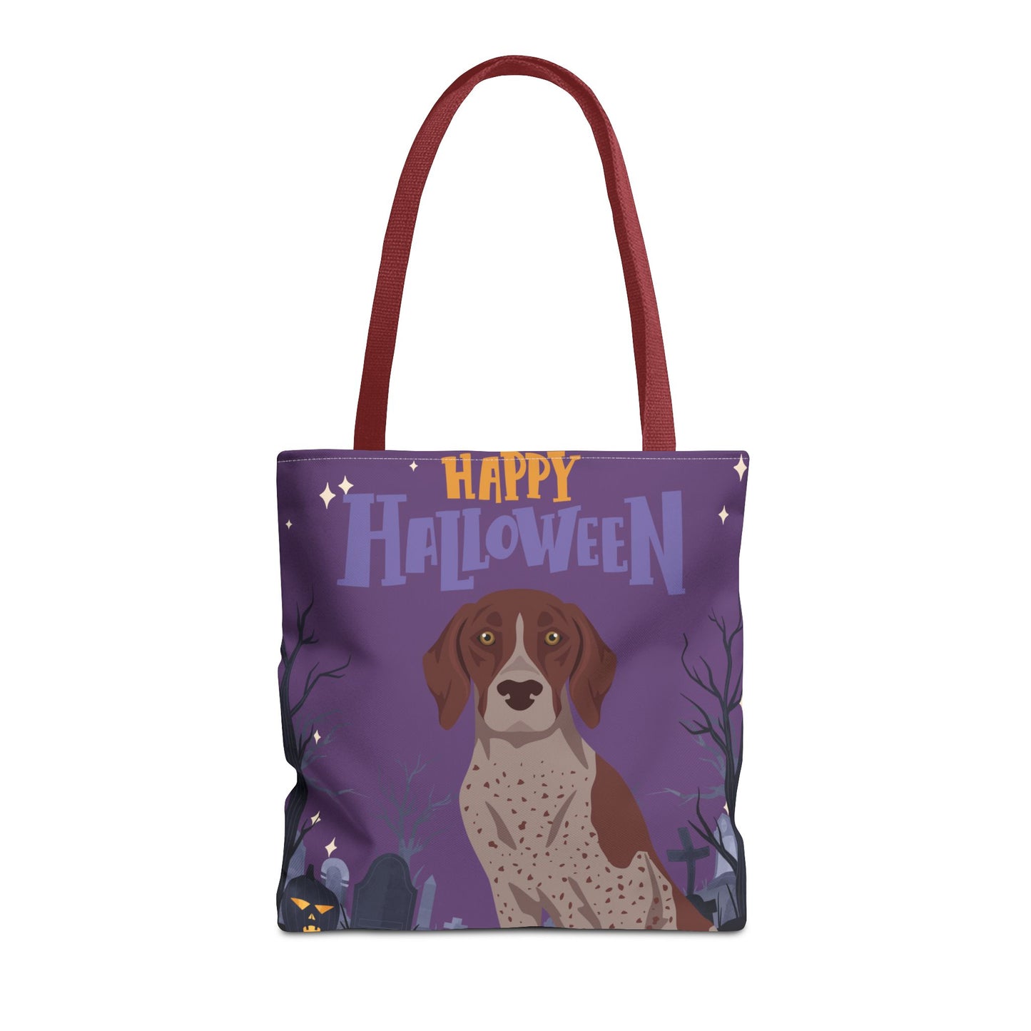 German Shorthaired Pointer Dog Happy Halloween Tote Bag 16x16