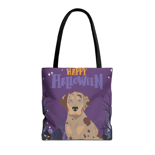 Catahoula Leopard Dog Dog Happy Halloween Tote Bag 16x16