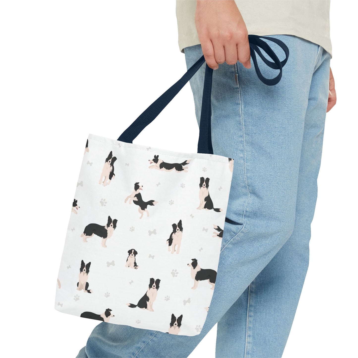Border Collie Dog Tote Bag, Akita Dog Mom Gift