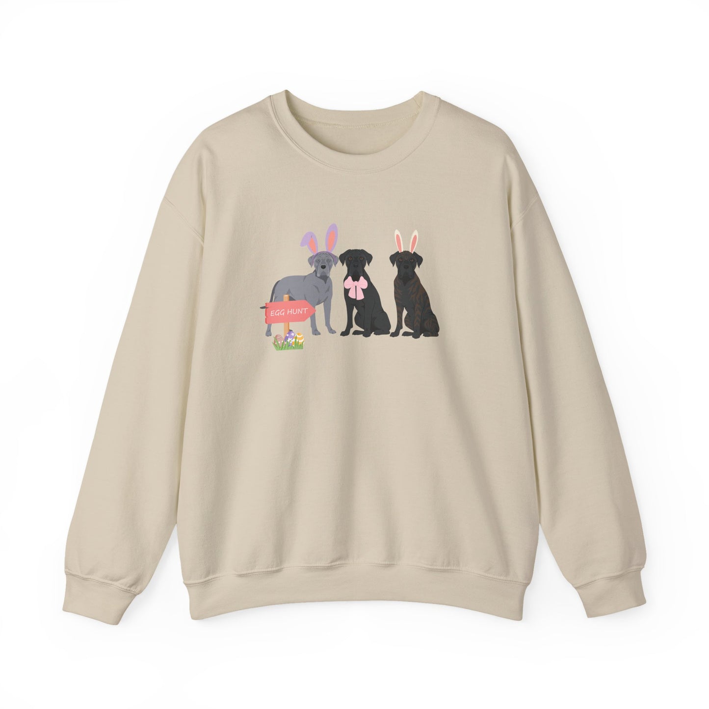 Cane Corso Dog Easter Unisex Heavy Blend Crewneck Sweatshirt, easter, Cute Dog Mom Gift