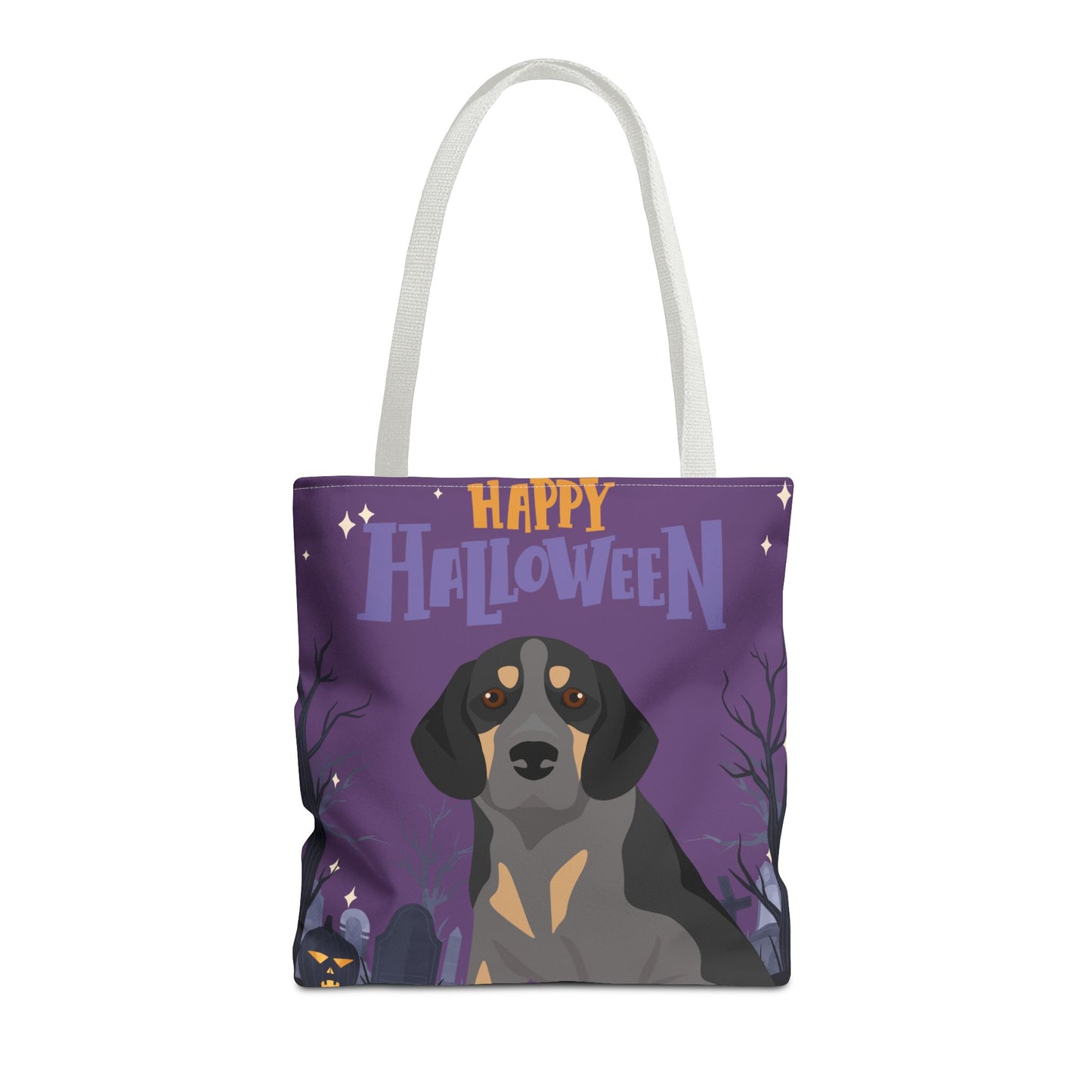 Beagle Dog Happy Halloween Tote Bag 16x16