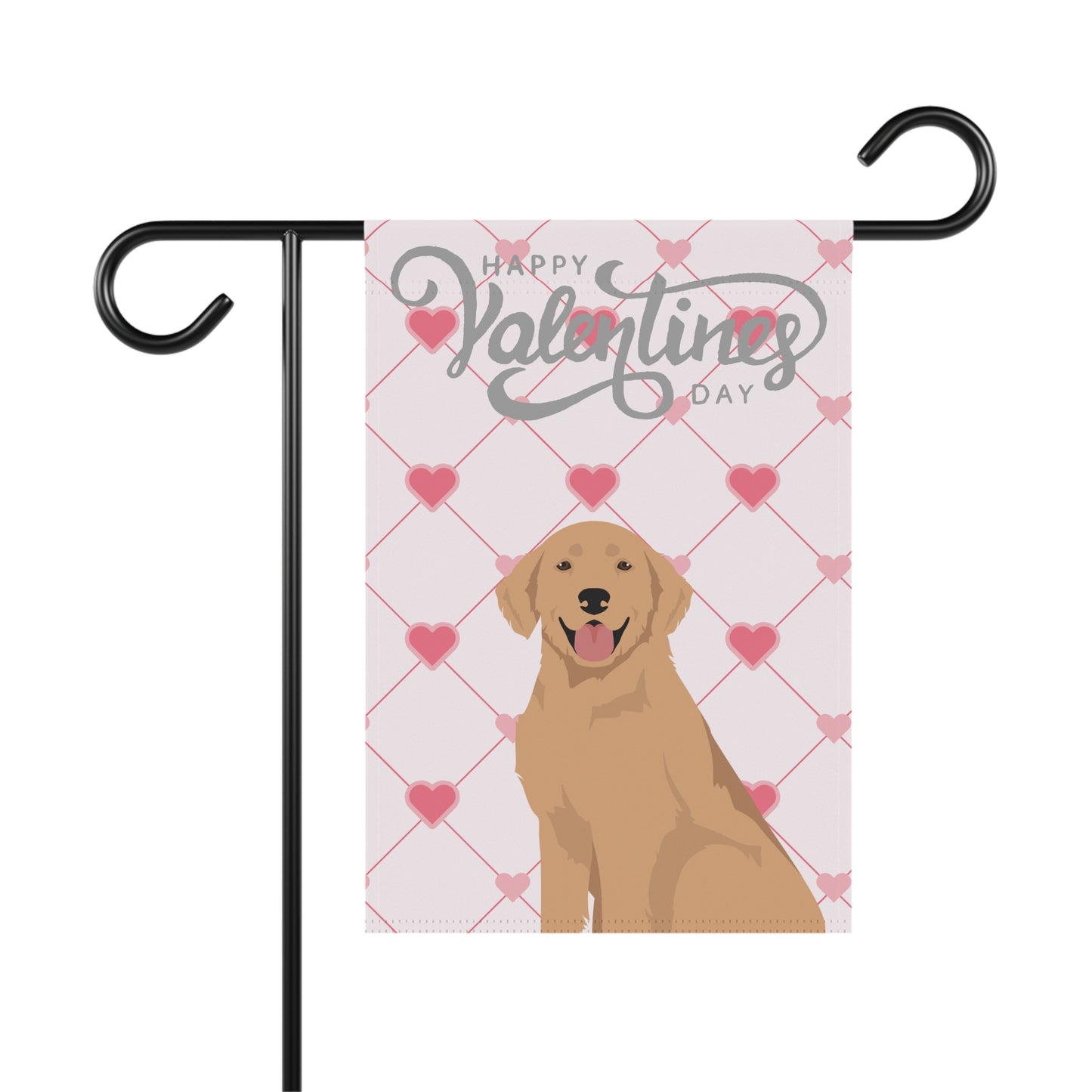Hovawart Dog Valentines Day Garden Flag