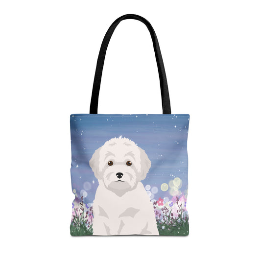 Toy Poodle Dog Tote Bag 16x16