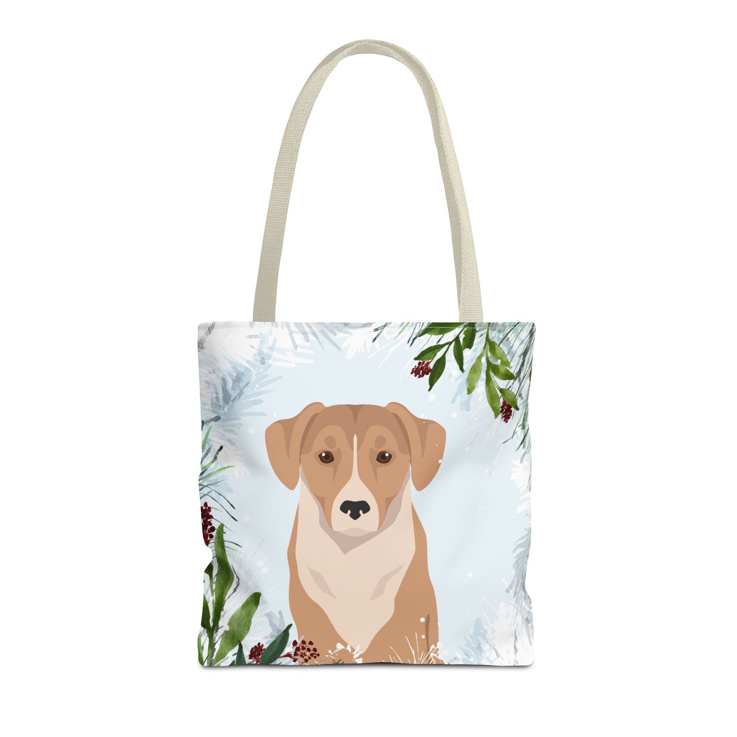 Austrian Pinscher Dog Christmas Holiday Tote Bag 16x16