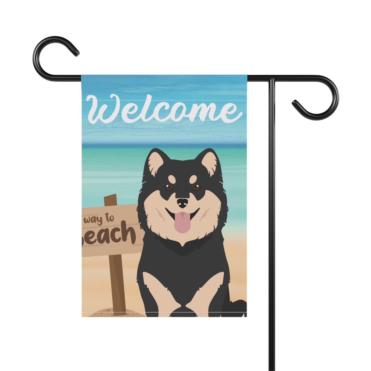 Finnish Lapphund Dog Garden Flag