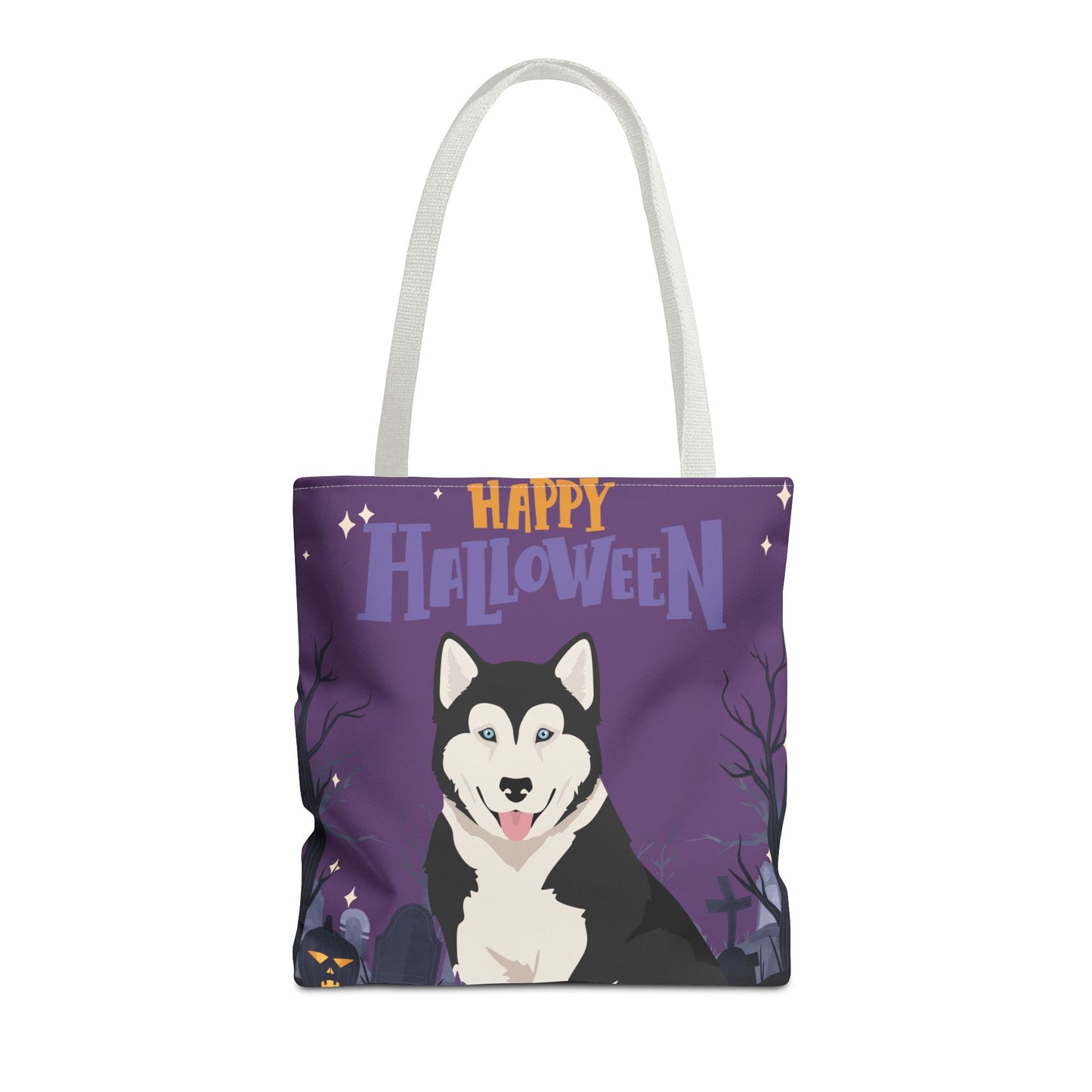 Canadian Inuit Dog Dog Happy Halloween Tote Bag 16x16