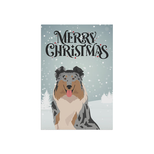Collie Dog Garden Flag