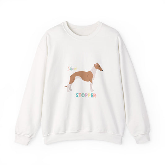 Whippet Dog Unisex Heavy Blend Crewneck Sweatshirt