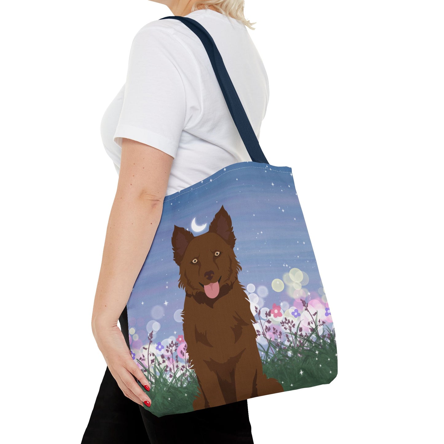 Mudi Dog Tote Bag 16x16
