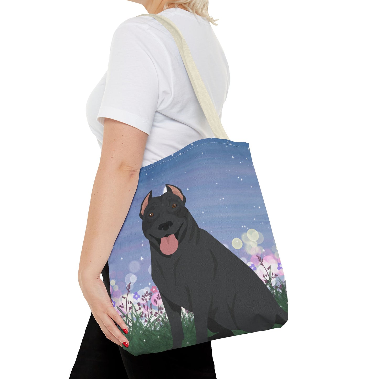 Pit Bull Dog Tote Bag 16x16