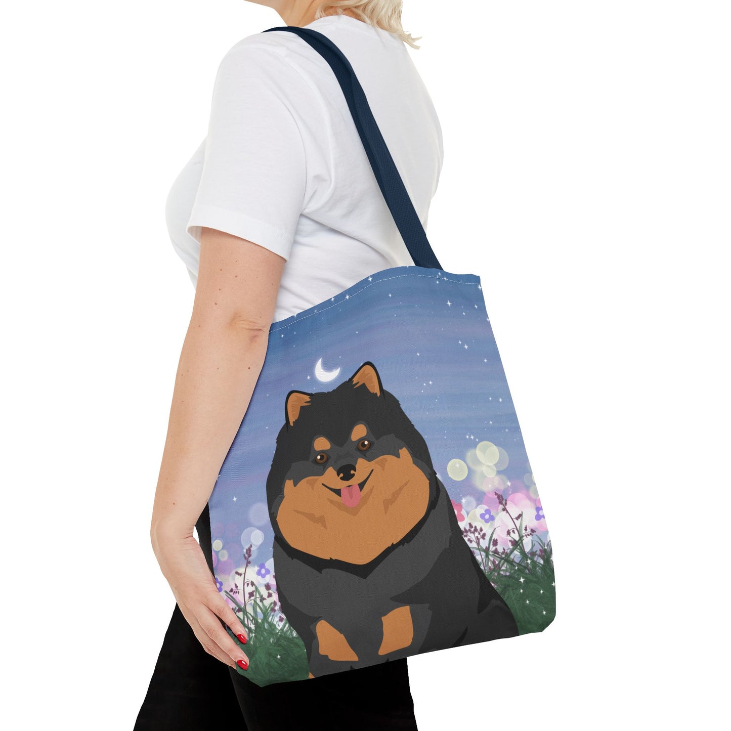 Pomeranian Dog Tote Bag 16x16
