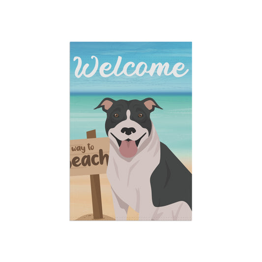 Pit Bull Dog Garden Flag