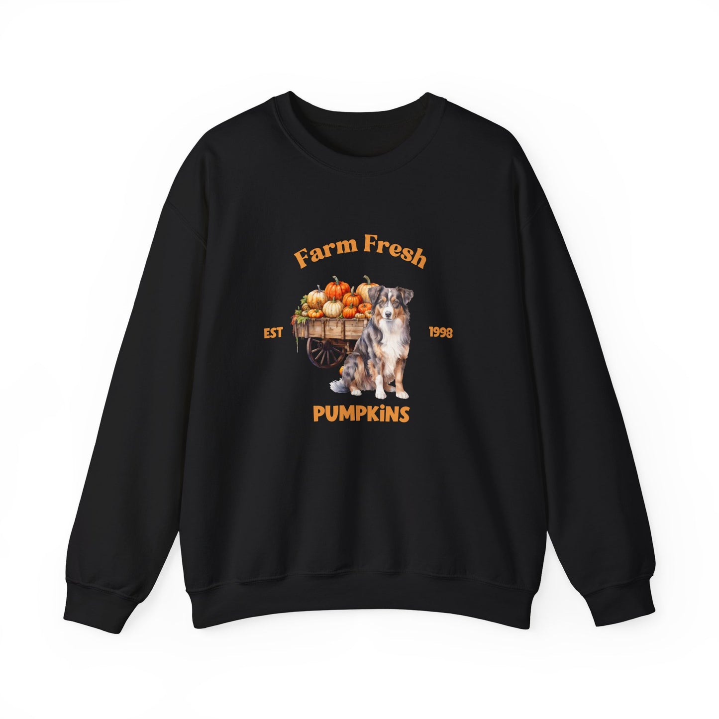 Australian Shepherd Dog Fall Unisex Heavy Blend Crewneck Sweatshirt