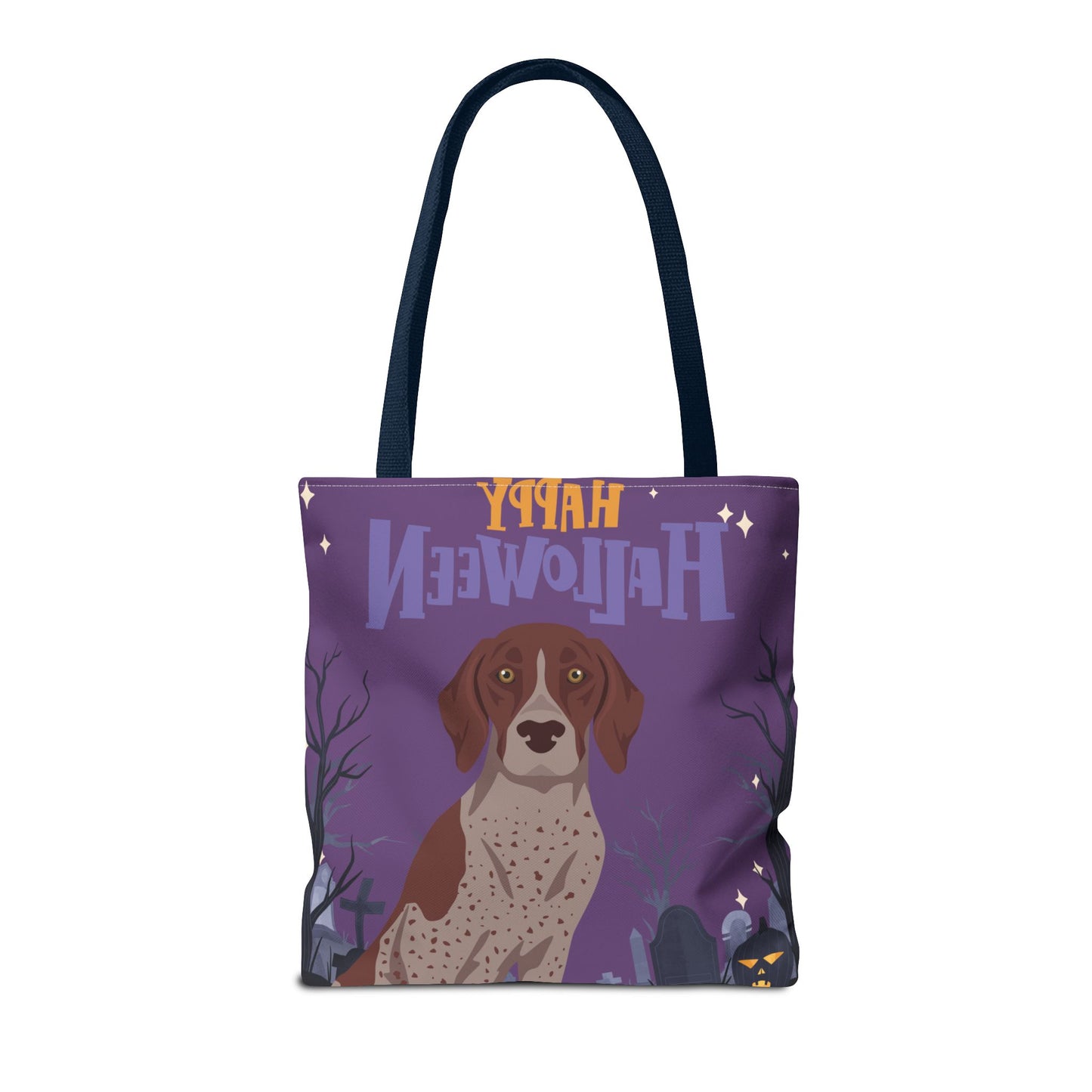 German Shorthaired Pointer Dog Happy Halloween Tote Bag 16x16