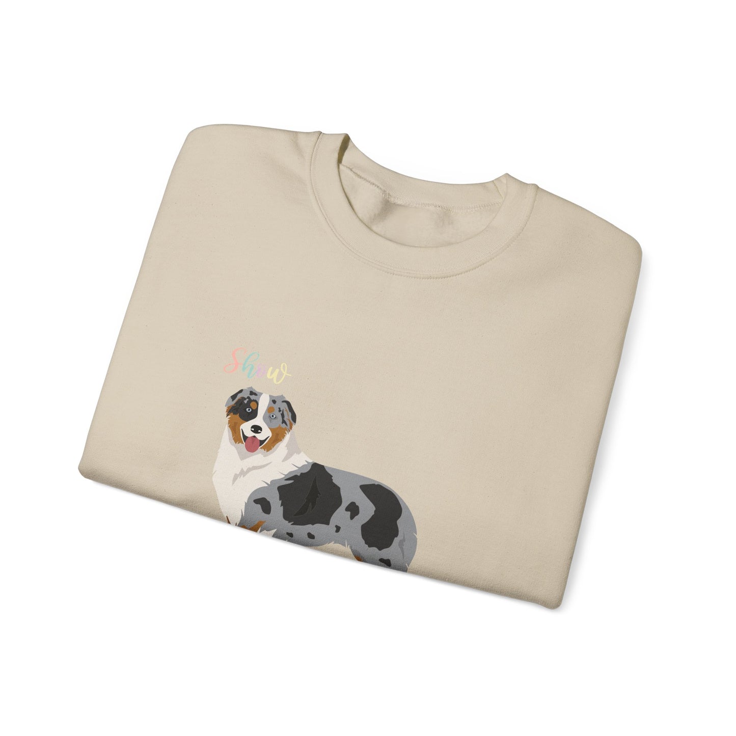 Australian Shepherd Dog Unisex Heavy Blend Crewneck Sweatshirt