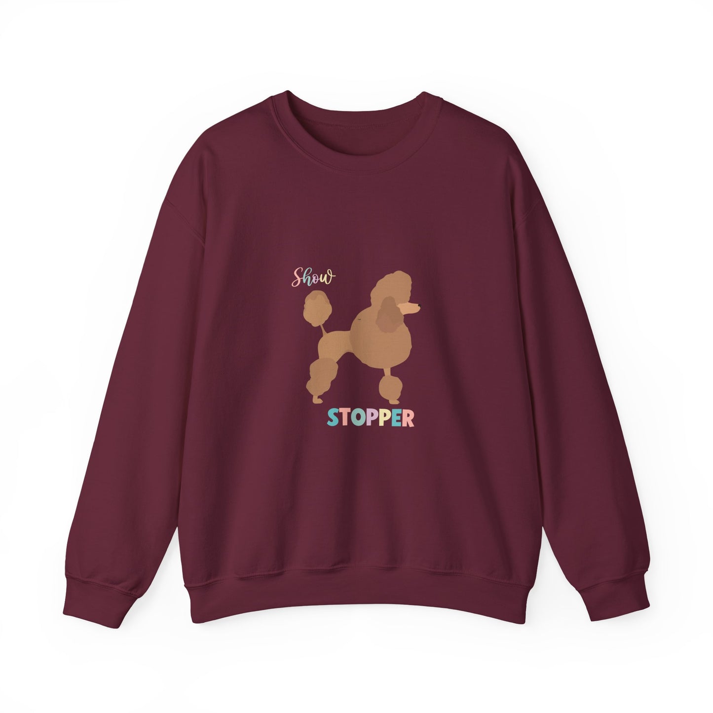 Poodle Dog Unisex Heavy Blend Crewneck Sweatshirt