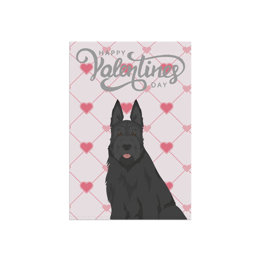 Berger Picard Dog Valentines Day Garden Flag