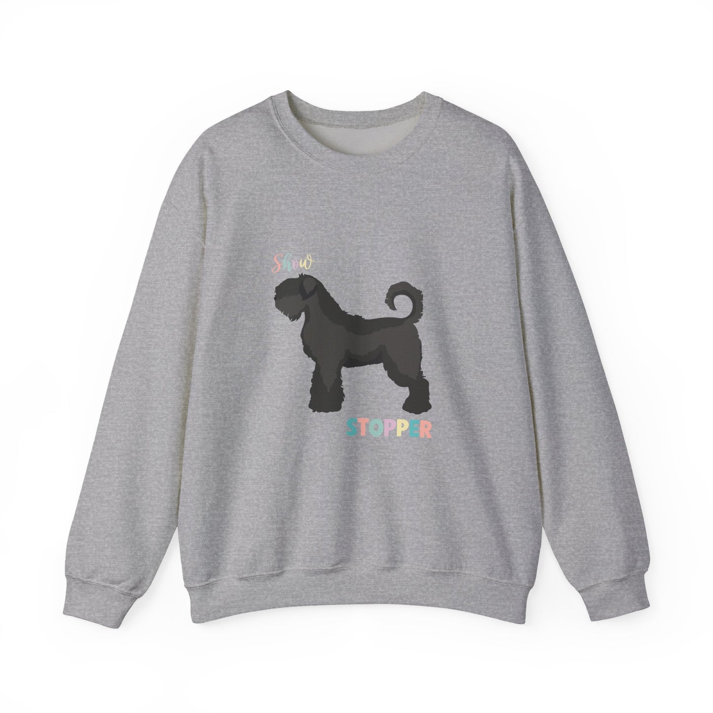 Black Russian Terrier Dog Unisex Heavy Blend Crewneck Sweatshirt