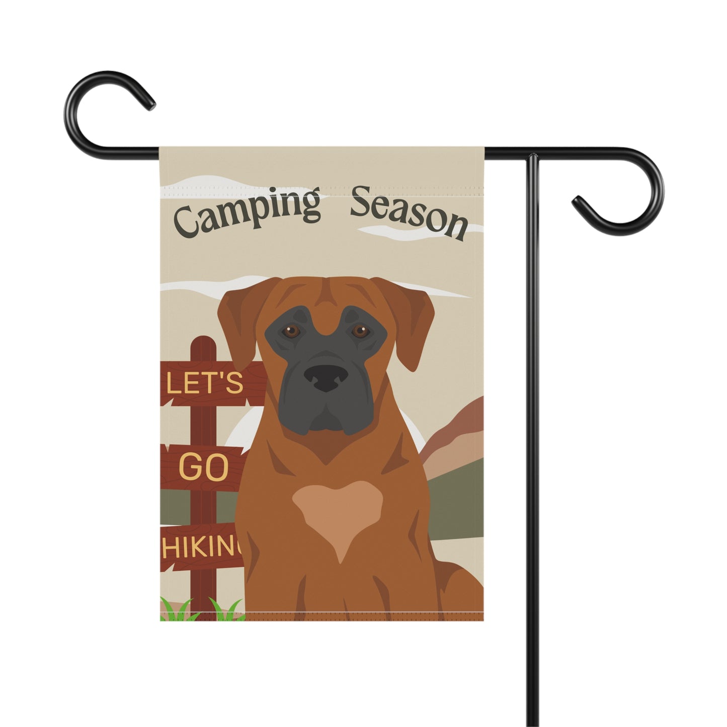 Boerboel Dog Camping Garden Flag