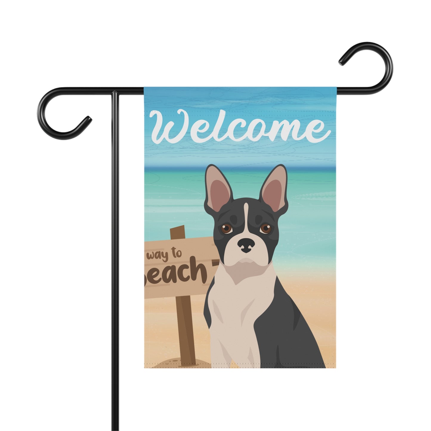 Boston Terrier Dog Garden Flag
