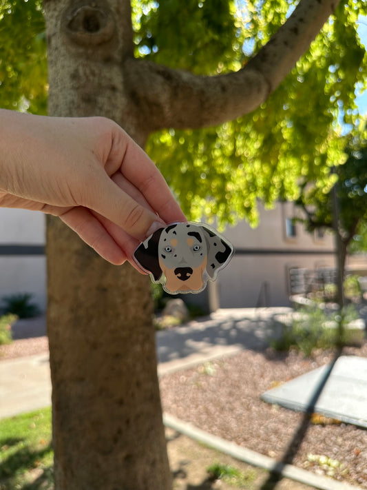 Catahoula Leopard Dog Clip 2.5in