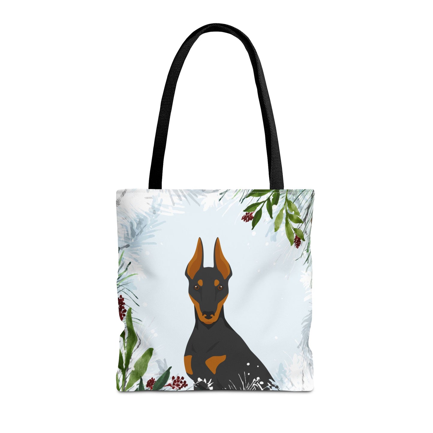 Manchester Terrier Dog Christmas Holiday Tote Bag 16x16