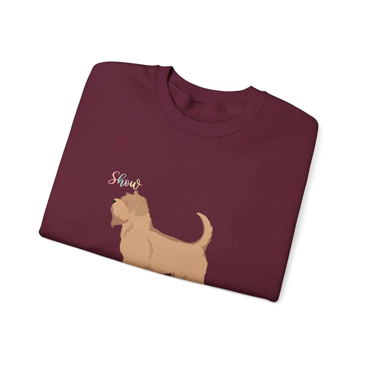 Soft Coated Wheaten Terrier Dog Unisex Heavy Blend Crewneck Sweatshirt