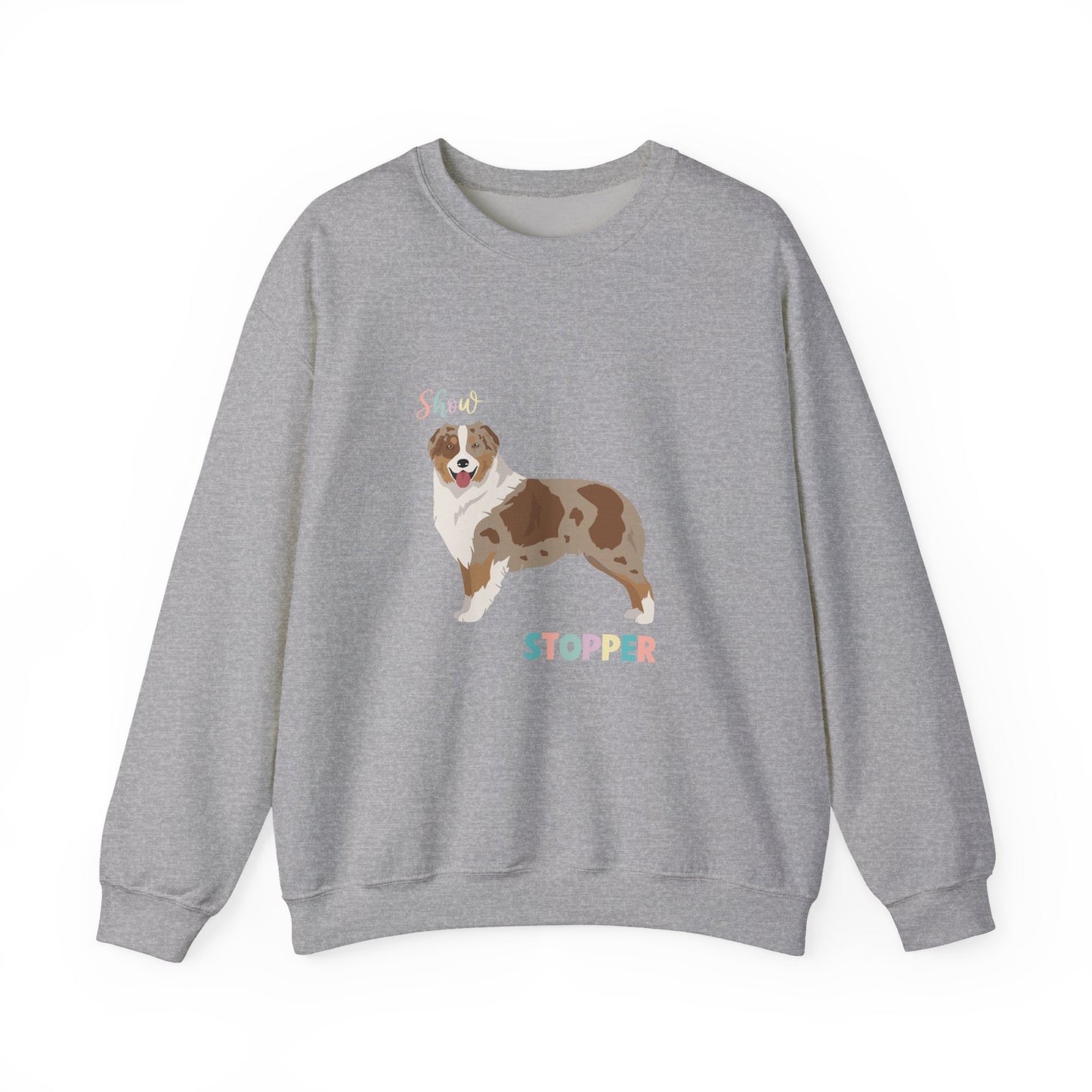 Australian Shepherd Dog Unisex Heavy Blend Crewneck Sweatshirt
