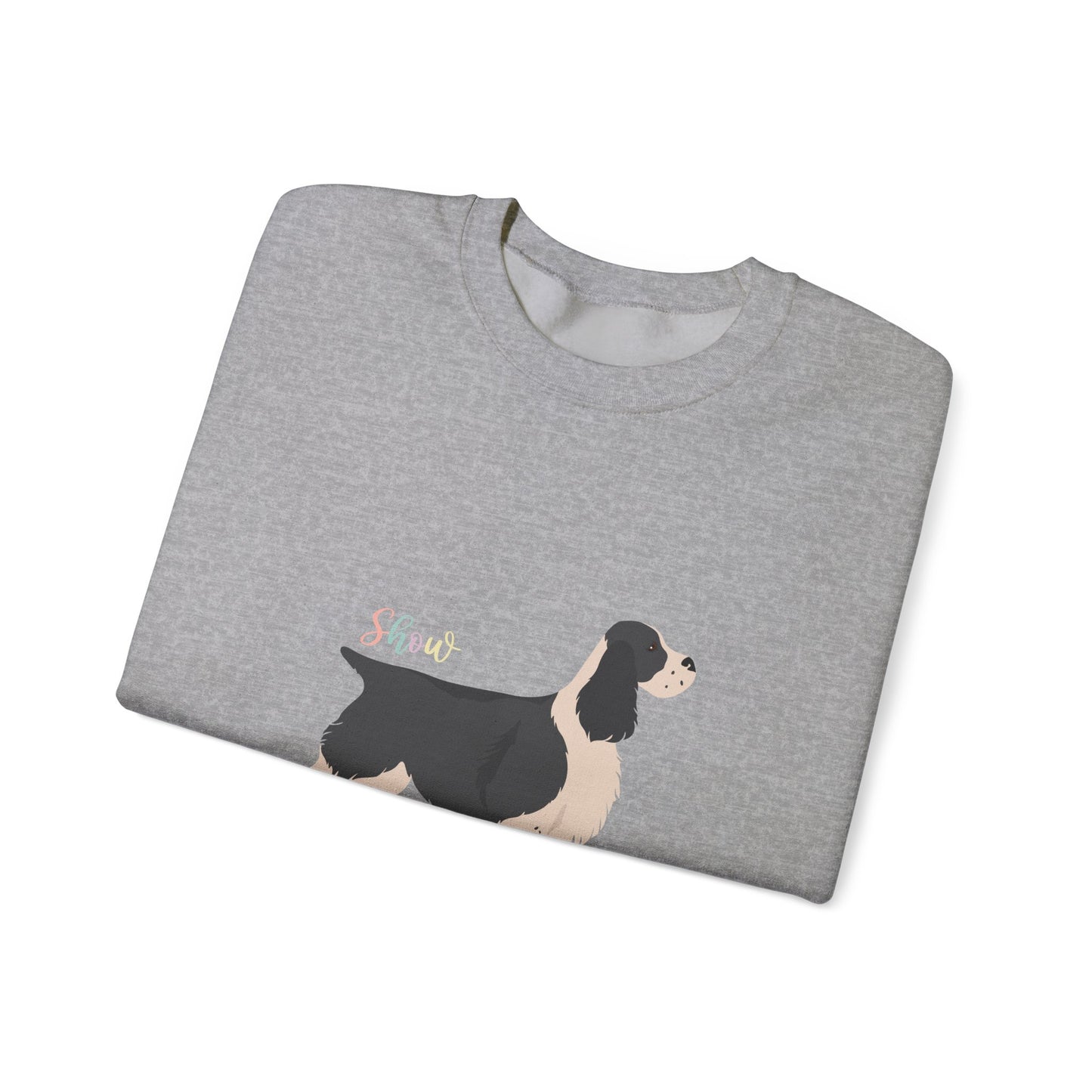 Springer Spaniel Dog Unisex Heavy Blend Crewneck Sweatshirt