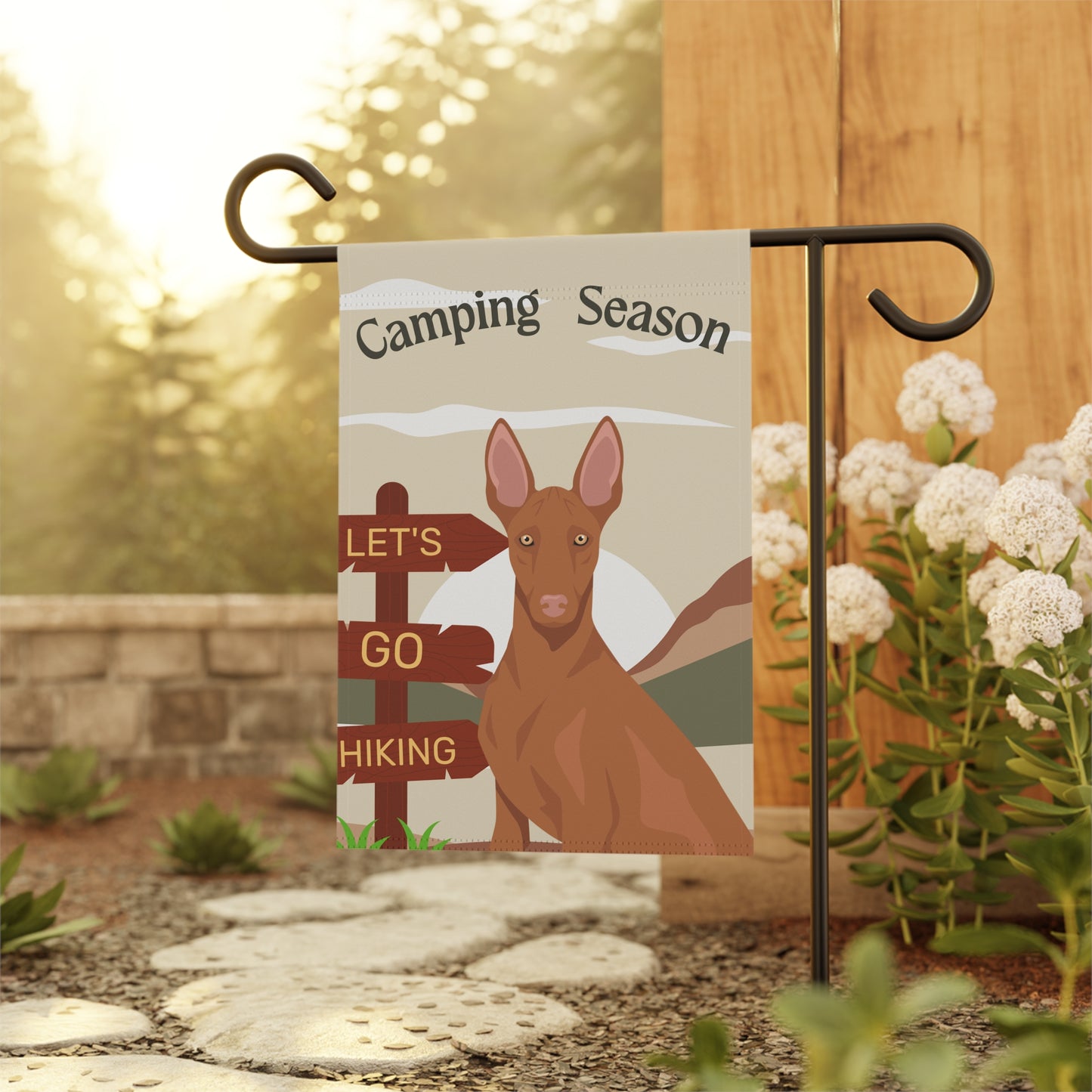 Pharaoh Hound Dog Camping Garden Flag