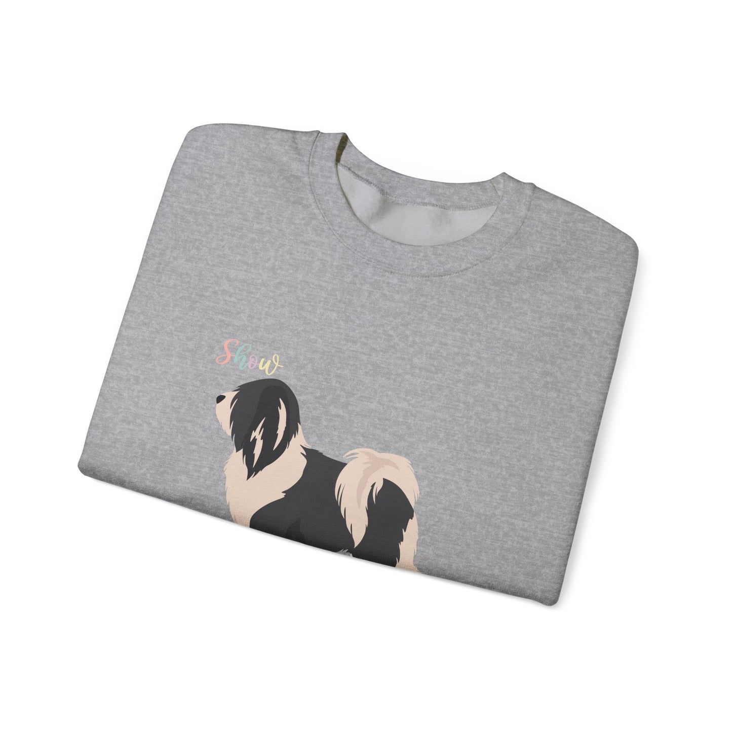 Tibetan Terrier Dog Unisex Heavy Blend Crewneck Sweatshirt
