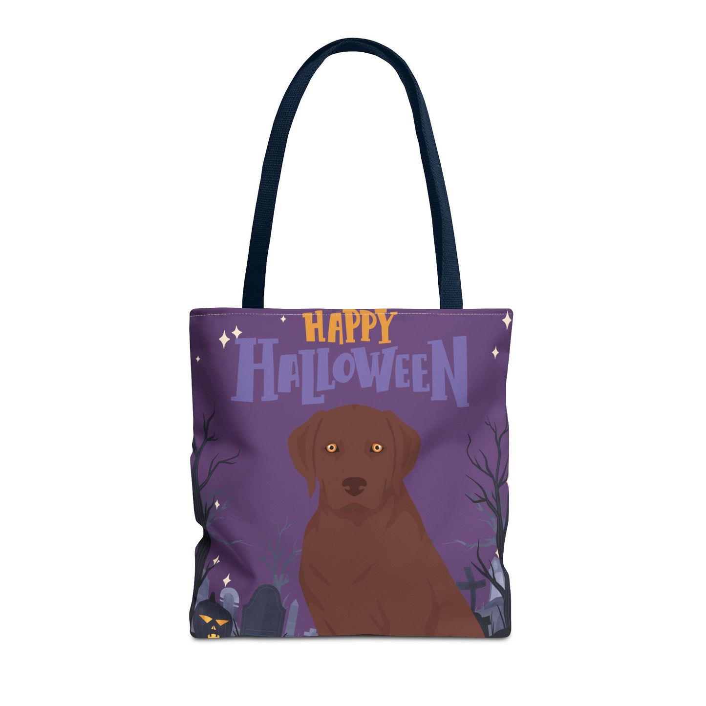 Labrador Retriever Dog Happy Halloween Tote Bag 16x16