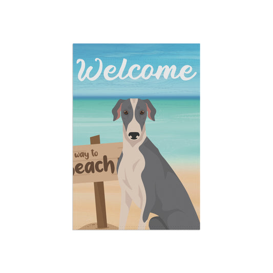 Greyhound Dog Garden Flag