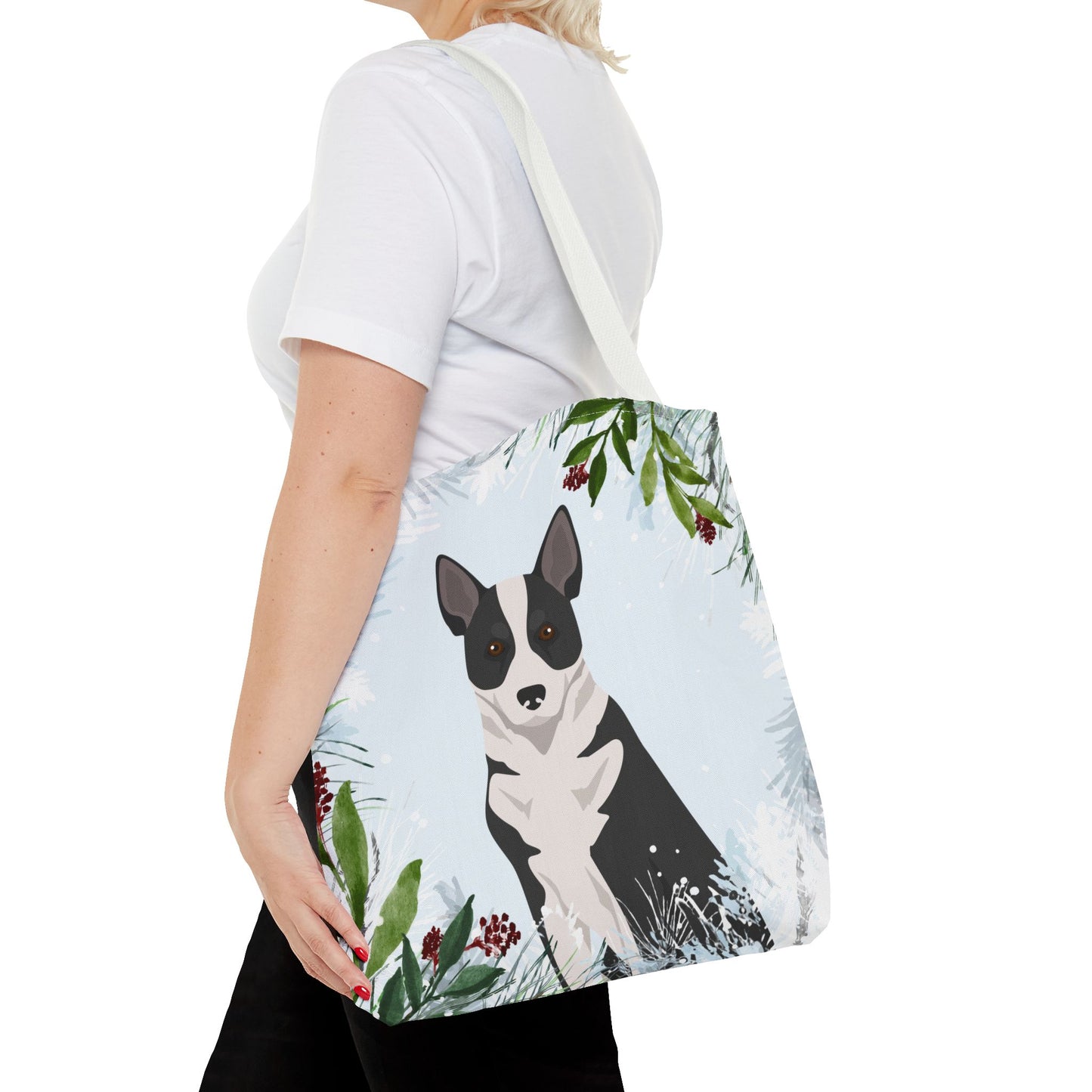 Canaan Dog Dog Christmas Holiday Tote Bag 16x16
