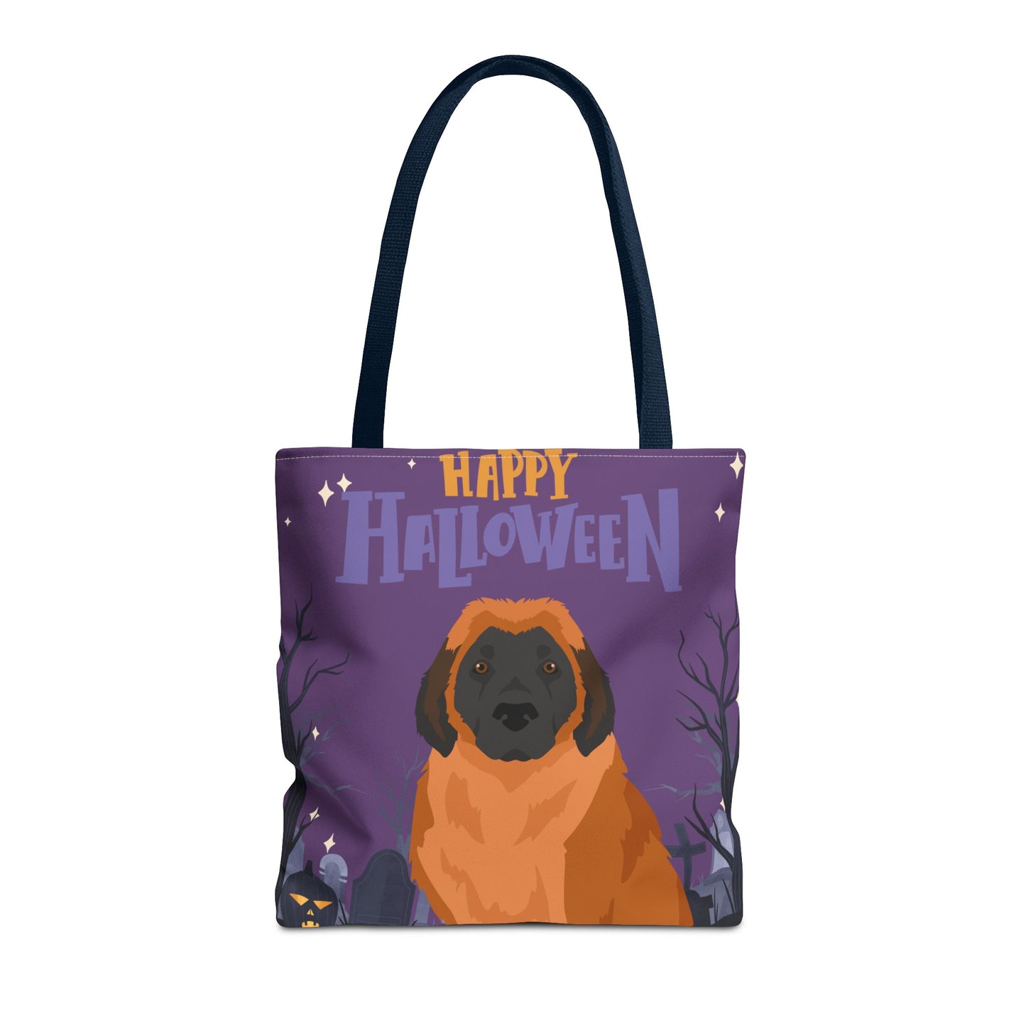 Leonberger Dog Happy Halloween Tote Bag 16x16