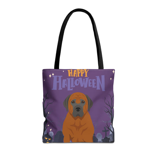 Tosa Inu Dog Happy Halloween Tote Bag 16x16