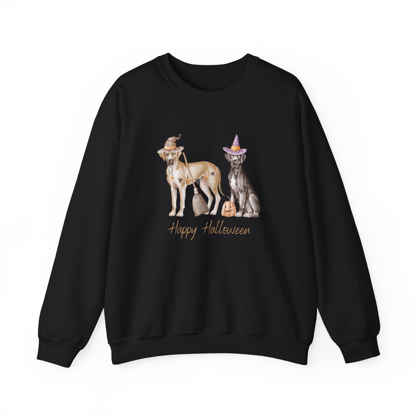 Great Dane Dog Halloween Unisex Heavy Blend Crewneck Sweatshirt