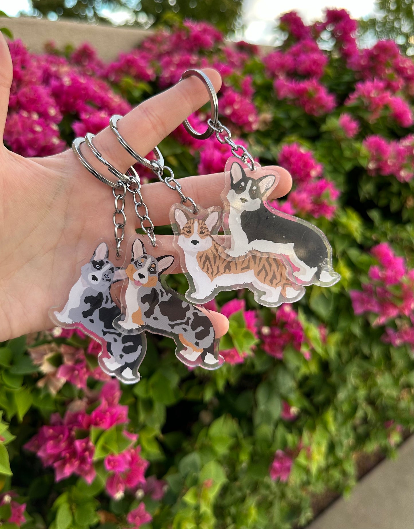 Cardiagn Welsh Corgi Dog 2.5in Acrylic Keychain