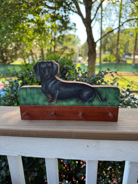 Dachshund Key/ Leash Rack