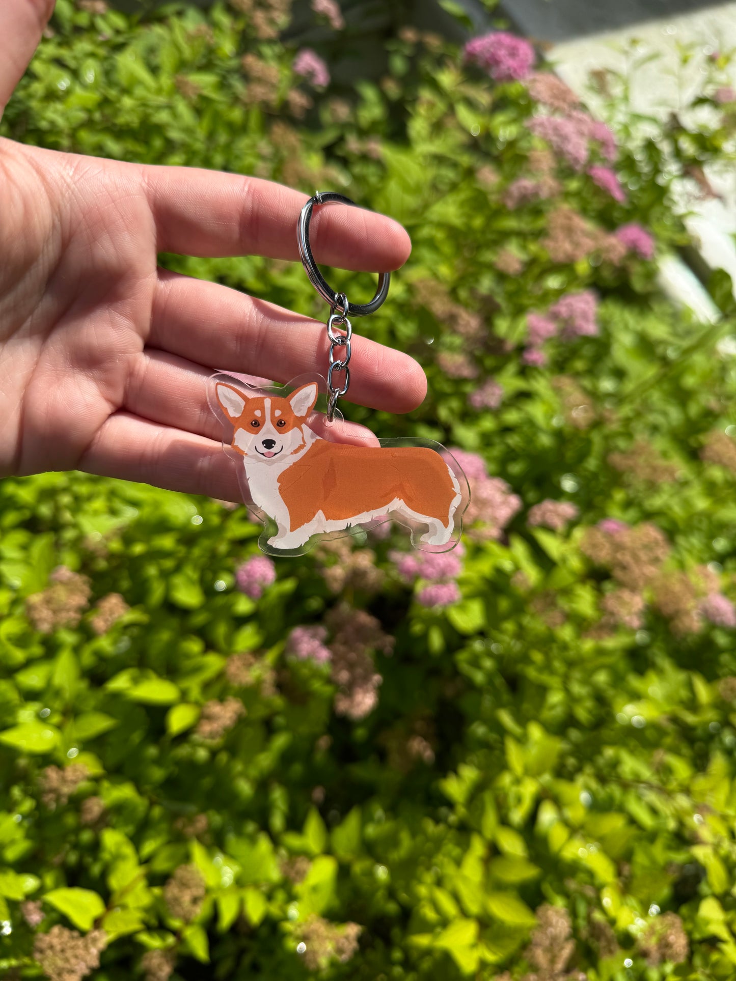 Pembroke Welsh Corgi Dog 2.5in Acrylic Keychain